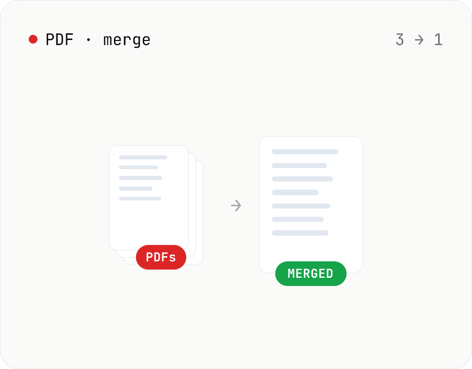 PDF 結合