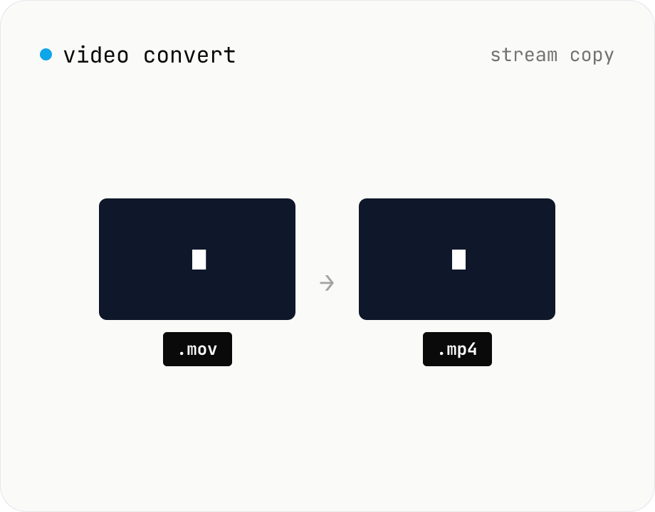 Video format convert